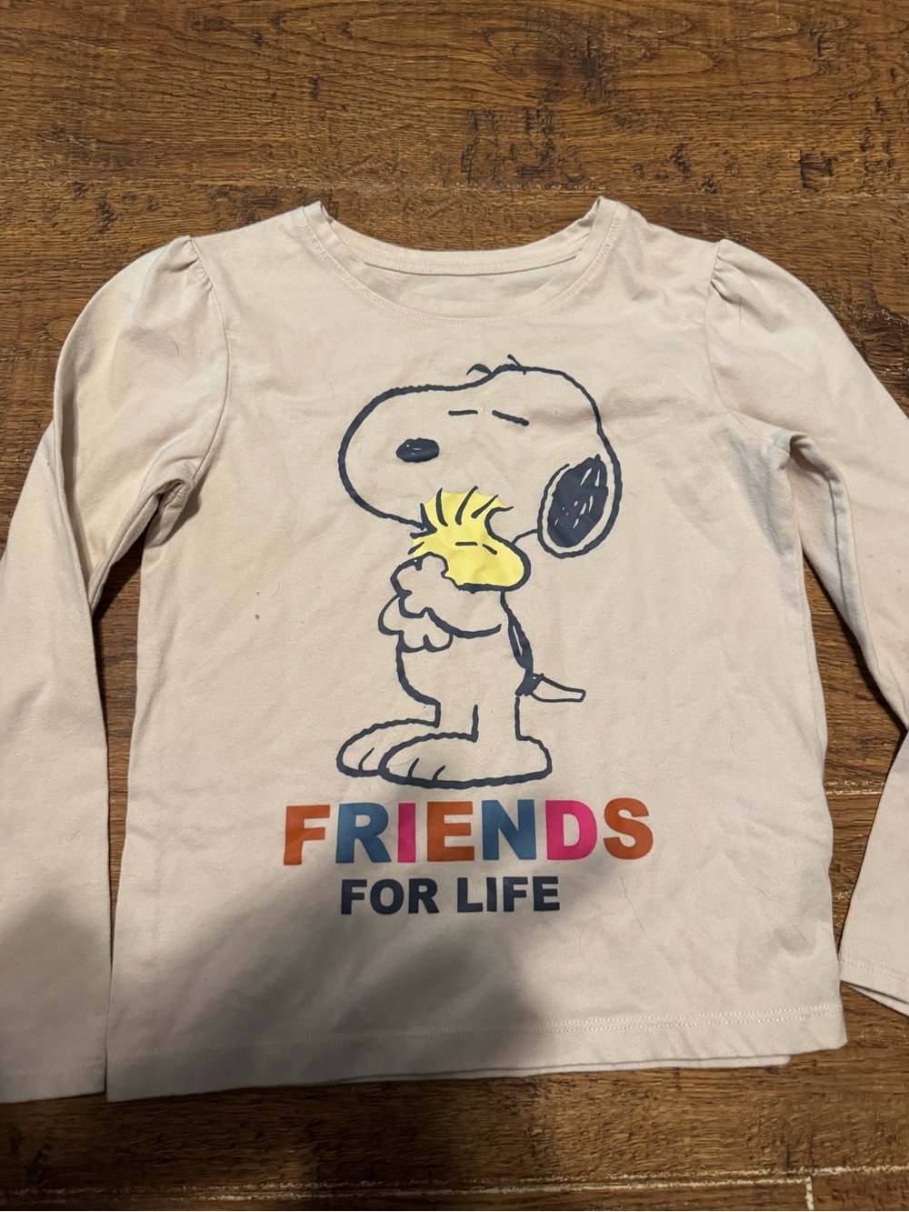 Girls snoopy long sleeve tee 7